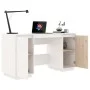 Schreibtisch aus massivem weißem Kiefernholz, 140 x 50 x 75 cm von vidaXL, Schreibtische - Ref: Foro24-814325, Preis: 158,91 ...