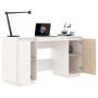 Schreibtisch aus massivem weißem Kiefernholz, 140 x 50 x 75 cm von vidaXL, Schreibtische - Ref: Foro24-814325, Preis: 160,95 ...