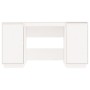 Schreibtisch aus massivem weißem Kiefernholz, 140 x 50 x 75 cm von vidaXL, Schreibtische - Ref: Foro24-814325, Preis: 160,95 ...