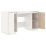 Schreibtisch aus massivem weißem Kiefernholz, 140 x 50 x 75 cm von vidaXL, Schreibtische - Ref: Foro24-814325, Preis: 158,91 ...