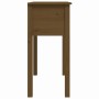 Honey brown solid pine wood console table 70x35x75 cm by vidaXL, Side tables - Ref: Foro24-814612, Price: 88,63 €, Discount: %