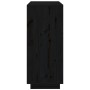Solid black pine wood sideboard 70x34x80 cm by vidaXL, Sideboards - Ref: Foro24-814388, Price: 77,92 €, Discount: %