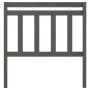 Solid gray pine wood bed headboard 81x4x100 cm by vidaXL, Headboards and footboards - Ref: Foro24-814071, Price: 32,67 €, Dis...