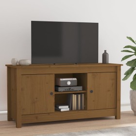TV-Schrank aus massivem honigbraunem Kiefernholz, 103 x 36,5 x 52 cm von vidaXL, TV-Möbel - Ref: Foro24-814587, Preis: 79,10 ...
