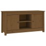 TV-Schrank aus massivem honigbraunem Kiefernholz, 103 x 36,5 x 52 cm von vidaXL, TV-Möbel - Ref: Foro24-814587, Preis: 79,10 ...