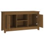 TV-Schrank aus massivem honigbraunem Kiefernholz, 103 x 36,5 x 52 cm von vidaXL, TV-Möbel - Ref: Foro24-814587, Preis: 79,10 ...