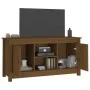 TV-Schrank aus massivem honigbraunem Kiefernholz, 103 x 36,5 x 52 cm von vidaXL, TV-Möbel - Ref: Foro24-814587, Preis: 78,32 ...