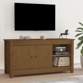 TV-Schrank aus massivem honigbraunem Kiefernholz, 103 x 36,5 x 52 cm von vidaXL, TV-Möbel - Ref: Foro24-814592, Preis: 98,84 ...