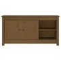 Mueble de TV madera maciza de pino marrón miel 103x36,5x52 cm de vidaXL, Muebles TV - Ref: Foro24-814592, Precio: 98,84 €, De...