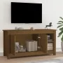 Mueble de TV madera maciza de pino marrón miel 103x36,5x52 cm de vidaXL, Muebles TV - Ref: Foro24-814592, Precio: 98,84 €, De...