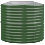 Green powder coated steel flower bed planter 368x80x68 cm by vidaXL, Pots and planters - Ref: Foro24-318963, Price: 114,31 €,...