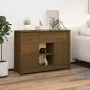 Aparador de madera maciza de pino marrón miel 100x35x74,5 cm de vidaXL, Aparadores - Ref: Foro24-814552, Precio: 109,37 €, De...