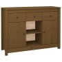 Honigbraunes Sideboard aus massivem Kiefernholz, 100 x 35 x 74,5 cm von vidaXL, Sideboards - Ref: Foro24-814552, Preis: 109,3...