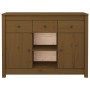 Honigbraunes Sideboard aus massivem Kiefernholz, 100 x 35 x 74,5 cm von vidaXL, Sideboards - Ref: Foro24-814552, Preis: 109,3...