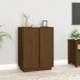 Solid pine wood sideboard in honey brown color, 60x35x80 cm by vidaXL, Sideboards - Ref: Foro24-814492, Price: 69,87 €, Disco...