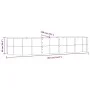 Jardinera arriate acero recubrimiento polvo plata 367x140x68cm de vidaXL, Maceteros y jardineras - Ref: Foro24-319107, Precio...