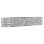 Steel flower bed silver powder coated planter 396x100x68 cm by vidaXL, Pots and planters - Ref: Foro24-319077, Price: 209,40 ...