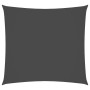 Toldo de vela rectangular tela Oxford gris antracita 2,5x3 m