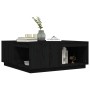 Couchtisch aus massivem schwarzem Kiefernholz, 100 x 101 x 40,5 cm von vidaXL, Couchtisch - Ref: Foro24-814523, Preis: 208,80...