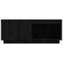 Couchtisch aus massivem schwarzem Kiefernholz, 100 x 101 x 40,5 cm von vidaXL, Couchtisch - Ref: Foro24-814523, Preis: 208,80...