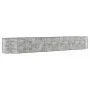 Steel flower bed powder coated silver 507x100x68 cm by vidaXL, Pots and planters - Ref: Foro24-319082, Price: 223,08 €, Disco...