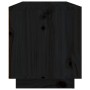 Mueble de TV madera maciza de pino negro 80x35x40,5 cm de vidaXL, Muebles TV - Ref: Foro24-814473, Precio: 49,21 €, Descuento: %