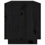 TV-Ständer aus massivem Kiefernholz schwarz 80x35x40,5 cm von vidaXL, TV-Möbel - Ref: Foro24-814473, Preis: 49,21 €, Rabatt: %