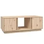 Mesa de centro de madera maciza de pino 110x50x40 cm de vidaXL, Mesas de centro - Ref: Foro24-814424, Precio: 75,44 €, Descue...