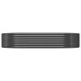 Planter raised bed in anthracite powder-coated steel, 214x140x36cm by vidaXL, Pots and planters - Ref: Foro24-319026, Price: ...