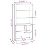 HAMAR Sideboard aus honigbraunem massivem Kiefernholz von vidaXL, Sideboards - Ref: Foro24-3100938, Preis: 161,80 €, Rabatt: %