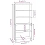 HAMAR Sideboard aus honigbraunem massivem Kiefernholz von vidaXL, Sideboards - Ref: Foro24-3100938, Preis: 159,41 €, Rabatt: %