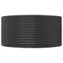 Planter raised bed made of anthracite powder-coated steel, 140x140x68cm. by vidaXL, Pots and planters - Ref: Foro24-319091, P...