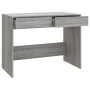 Escritorio de madera de ingeniería gris Sonoma 101x50x76,5 cm de vidaXL, Escritorios - Ref: Foro24-812997, Precio: 88,31 €, D...