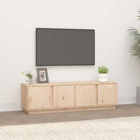 Solid pine wood TV stand 140x40x40 cm by vidaXL, TV Furniture - Ref: Foro24-814459, Price: 138,98 €, Discount: %