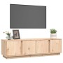 TV-Ständer aus massivem Kiefernholz 140x40x40 cm von vidaXL, TV-Möbel - Ref: Foro24-814459, Preis: 128,73 €, Rabatt: %