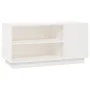 TV-Schrank aus massivem weißem Kiefernholz 80x35x40,5 cm von vidaXL, TV-Möbel - Ref: Foro24-814405, Preis: 54,17 €, Rabatt: %