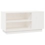 TV-Schrank aus massivem weißem Kiefernholz 80x35x40,5 cm von vidaXL, TV-Möbel - Ref: Foro24-814405, Preis: 54,49 €, Rabatt: %
