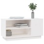 TV-Schrank aus massivem weißem Kiefernholz 80x35x40,5 cm von vidaXL, TV-Möbel - Ref: Foro24-814405, Preis: 54,49 €, Rabatt: %