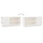 TV-Schrank aus massivem weißem Kiefernholz 80x35x40,5 cm von vidaXL, TV-Möbel - Ref: Foro24-814405, Preis: 54,17 €, Rabatt: %