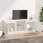 Solid white pine wood TV stand 110.5x35x44 cm by vidaXL, TV Furniture - Ref: Foro24-814340, Price: 82,57 €, Discount: %