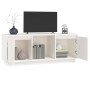TV-Ständer aus weißem massivem Kiefernholz 110,5x35x44 cm von vidaXL, TV-Möbel - Ref: Foro24-814340, Preis: 83,64 €, Rabatt: %