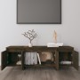 TV-Schrank aus geräuchertem Eichensperrholz, 120 x 30 x 40,5 cm von vidaXL, TV-Möbel - Ref: Foro24-813050, Preis: 76,79 €, Ra...