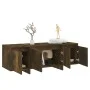 TV-Schrank aus geräuchertem Eichensperrholz, 120 x 30 x 40,5 cm von vidaXL, TV-Möbel - Ref: Foro24-813050, Preis: 74,89 €, Ra...