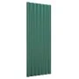 Roof panels 12 units coated green steel 100x36 cm by vidaXL, Roof tiles and roof tiles - Ref: Foro24-319142, Price: 88,00 €, ...
