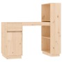 Schreibtisch aus massivem Kiefernholz, 110 x 53 x 117 cm von vidaXL, Schreibtische - Ref: Foro24-814509, Preis: 156,22 €, Rab...