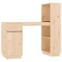 Schreibtisch aus massivem Kiefernholz, 110 x 53 x 117 cm von vidaXL, Schreibtische - Ref: Foro24-814509, Preis: 153,66 €, Rab...
