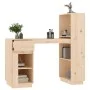 Schreibtisch aus massivem Kiefernholz, 110 x 53 x 117 cm von vidaXL, Schreibtische - Ref: Foro24-814509, Preis: 153,66 €, Rab...