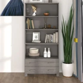 Aparador HAMAR madera de pino maciza gris claro de vidaXL, Aparadores - Ref: Foro24-3100937, Precio: 174,17 €, Descuento: %