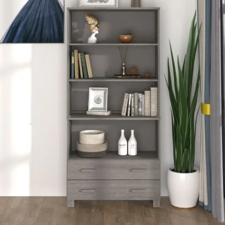 HAMAR Sideboard aus hellgrauem massivem Kiefernholz von vidaXL, Sideboards - Ref: Foro24-3100937, Preis: 174,19 €, Rabatt: %