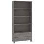 HAMAR sideboard in light gray solid pine wood by vidaXL, Sideboards - Ref: Foro24-3100937, Price: 176,50 €, Discount: %